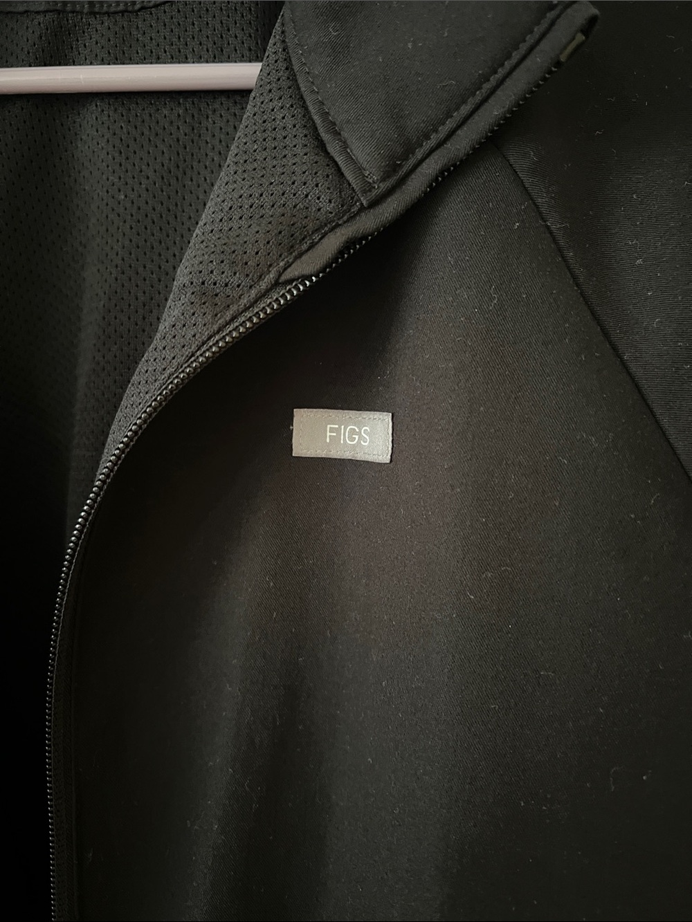 Figs Black Full-Zip Technical Jacket - Picture 2 of 5
